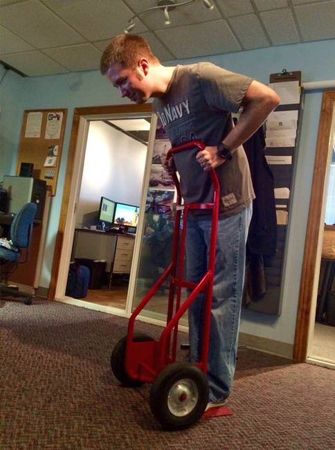 „Meghallottam, ahogy a kollégám mérgelődik: „pocsék vételt csináltam ezzel a segwayyel!". Megfordultam, és ez a látvány fogadott...”