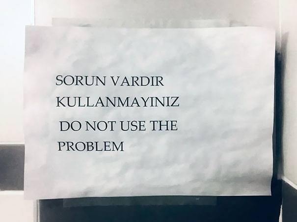 „Ne használd a problémát." - micsoda bölcs szavak ezek.