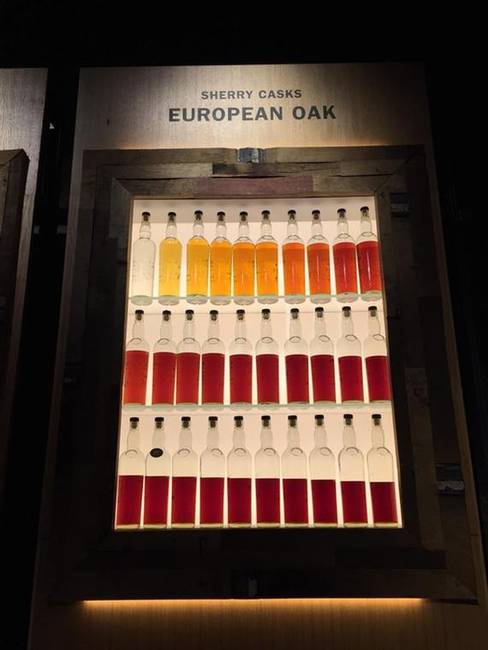 Hogyan változtatja meg a whiskey a színét az érlelés hatására.