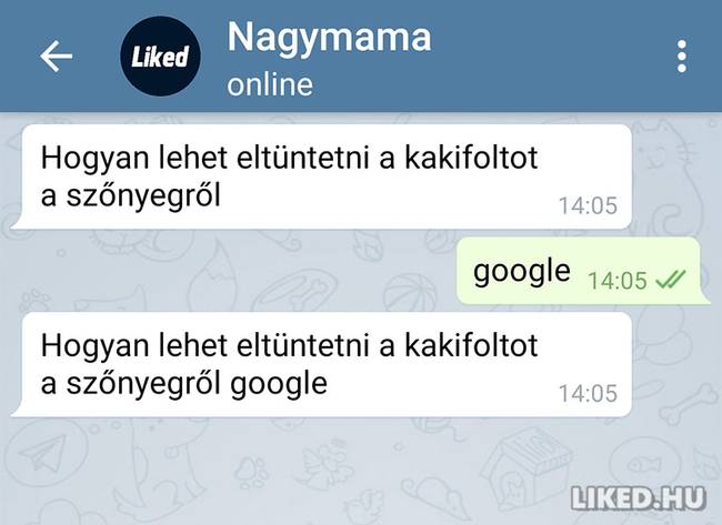 „Nem tudom, nagyi...”
