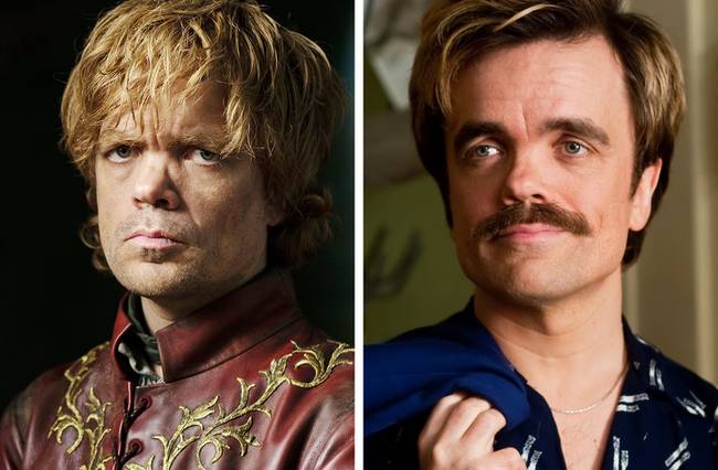 Peter Dinklage 40 éves volt, amikor azt a Tyrion Lannister-t játszotta, aki a Trónok harca könyv változatában 23 éves volt, a tévésorozatban pedig 32 éves.