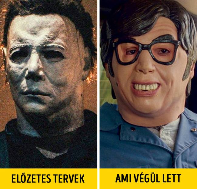 A Nyomd, bébi, nyomd című film rablásánál eredetileg teljesen más maszkok lettek volna.