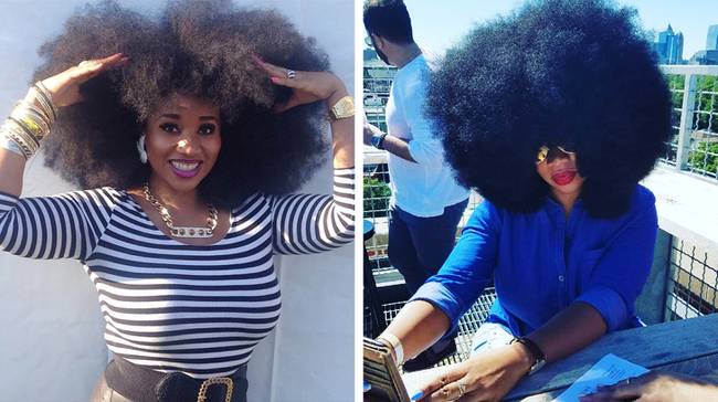 A legnagyobb afrofrizura.