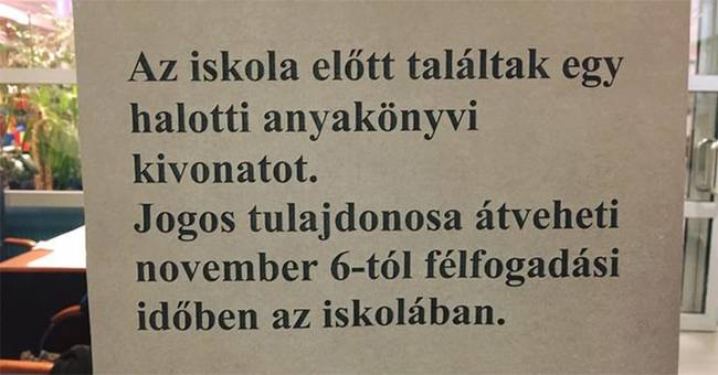 Már csak a halott tulajdonos jelentkezését kell megvárni...🤔