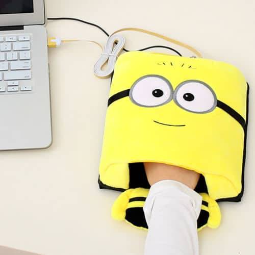 USB-s kézmelegítős egérpad