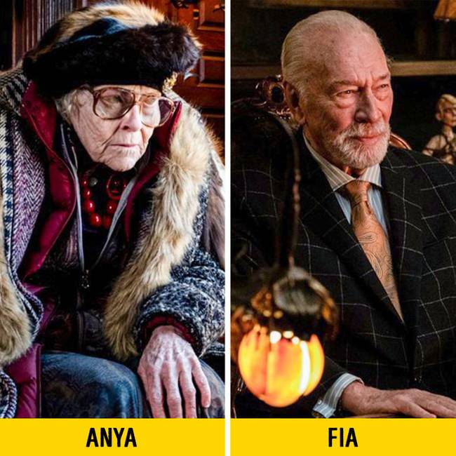 A Tőrbe ejtve című film Wanetta-ját játszó színésznő, K Callan 6 évvel fiatalabb, mint Christopher Plummer, aki a fiát játszott a filmben.