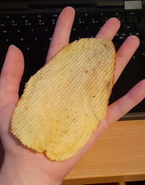 „Találtam egy hatalmas chipset a zacskóban."