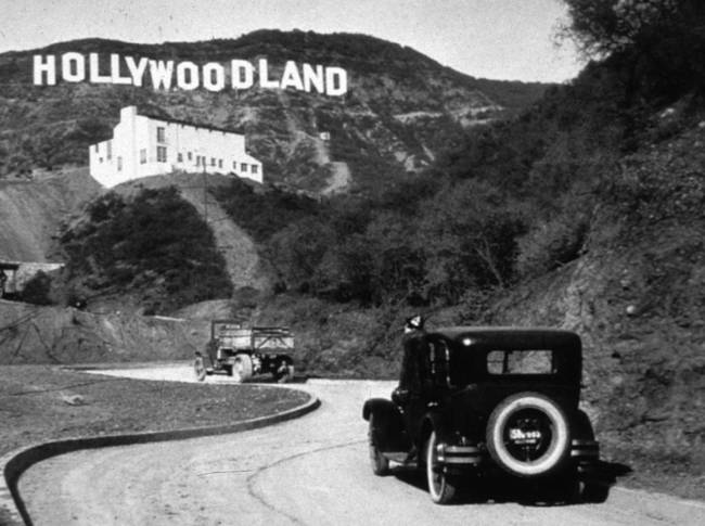 1925, amikor Hollywood-ot még Hollywoodland-nek hívták.