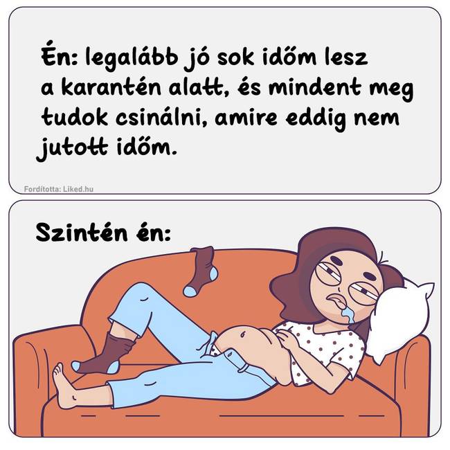 Egy tehetséges művész megmutatja, hogyan néz ki a karanténba zárt nők napi rutinja