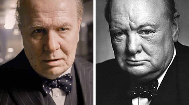 Gary Oldman, mint Winston Churchill. (A legsötétebb óra)