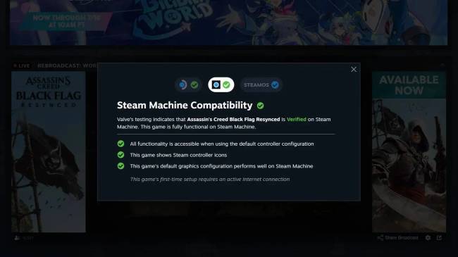 A Valve már jelzi a Steam Machine-kompatibilis játékokat a Steam áruházban