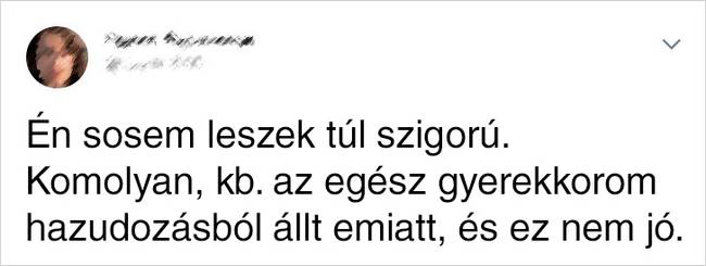 Túl szigorú szülő