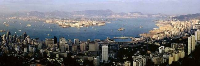 Így nézett ki Hongkong kikötője 1971-ben.
