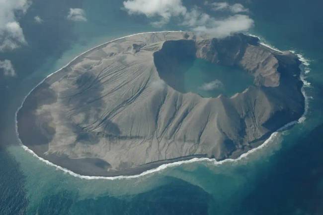 A Tambora vulkán.