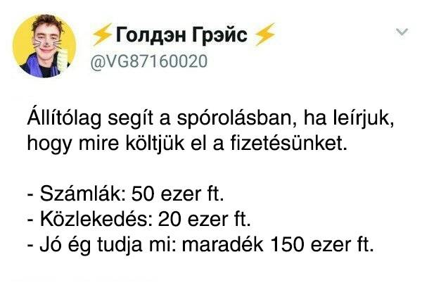 Minden hónapban.