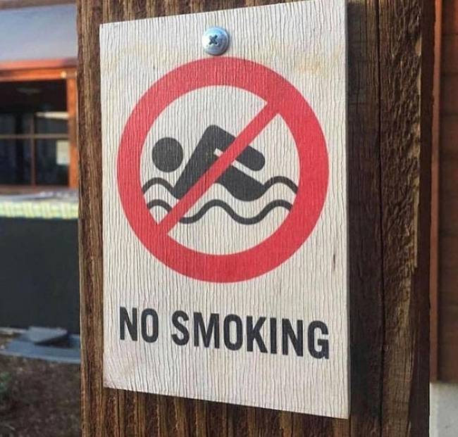 Most akkor úszni nem szabad, dohányozni vagy egyiket sem?!