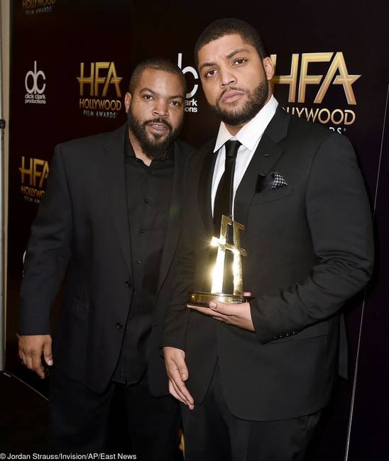 O'Shea Jackson Jr. és Ice Cube találkozása