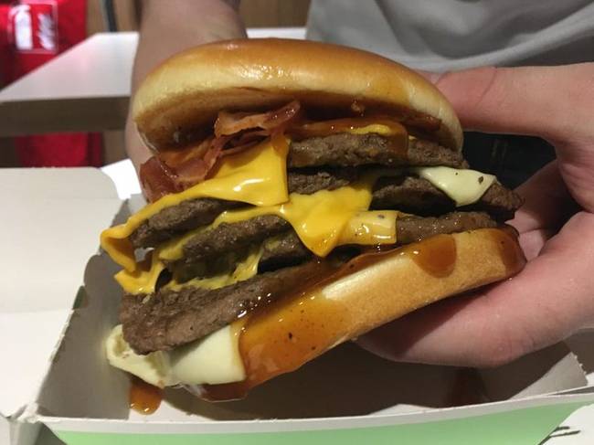 „A hamburger, amit a műszak után szoktunk enni."