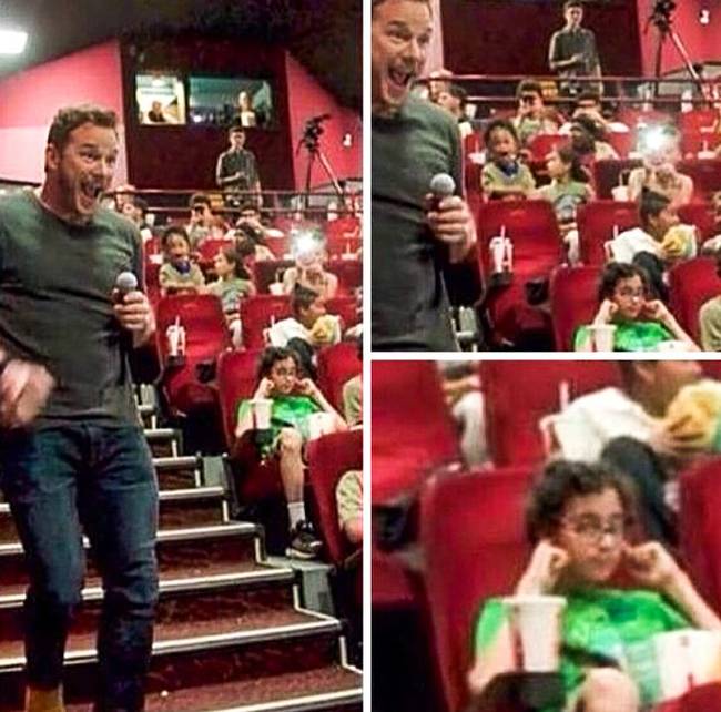 Chris Pratt váratlanul személyesen is megjelent a Bosszúállók: Végtelen háború vetítése után.