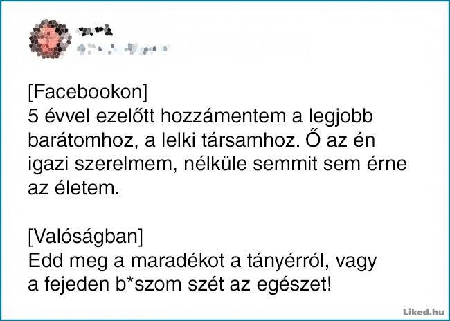 Kívülről nézve minden párkapcsolat tökéletes.