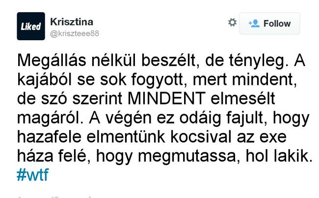Szerette volna, ha minél jobban megismerik egymást… 😛