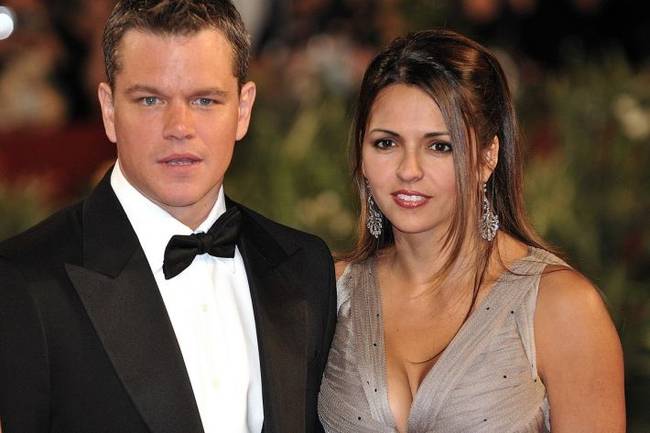 Matt Damon és Luciana Barroso