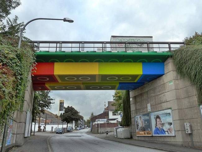 Lego-híd - Wuppertal, Németország.