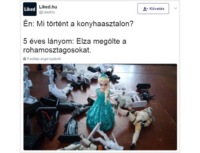 Talán jobb lenne, ha inkább pónikon lovagolna vele, vagy ilyesmi…😄