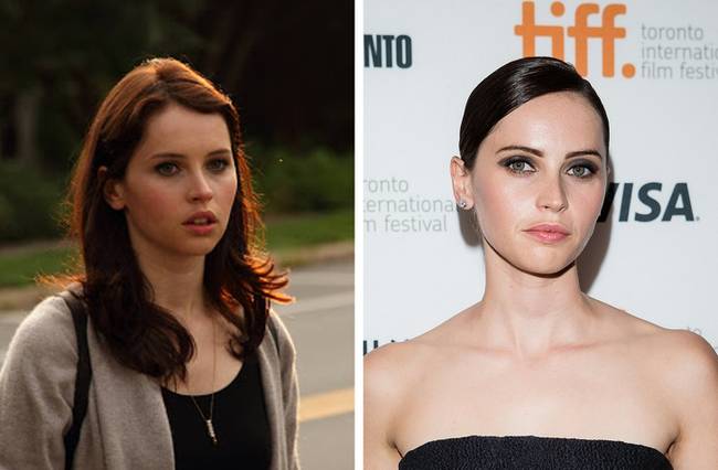 A 28 éves Felicity Jones könnyedén hozta a 18 éves Sophie szerepét a 2013-as Kísértés című filmben.