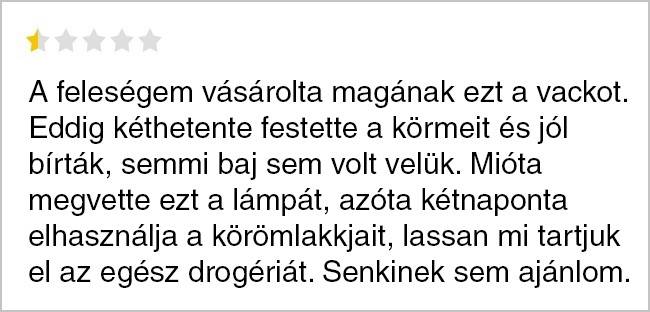 Műkörmös UV lámpa.