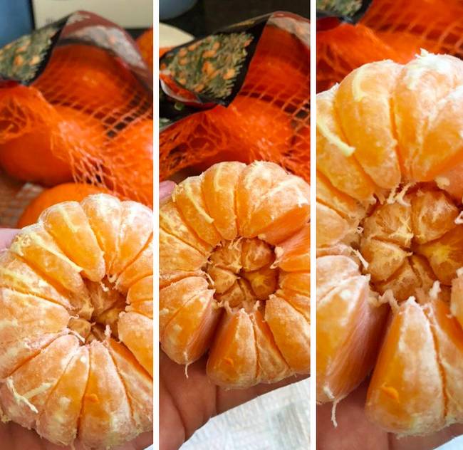 Mandarin a mandarinban.