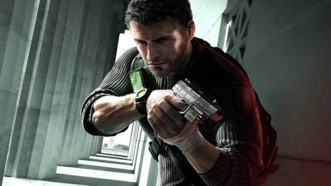 Poszter a Splinter Cell videojátékból.
