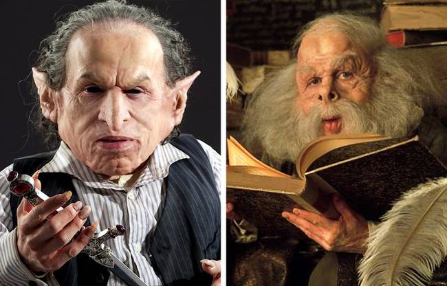 Warwick Davis — Ampók és Filius Flitwick professzor | Harry Potter filmek (2001-2011)