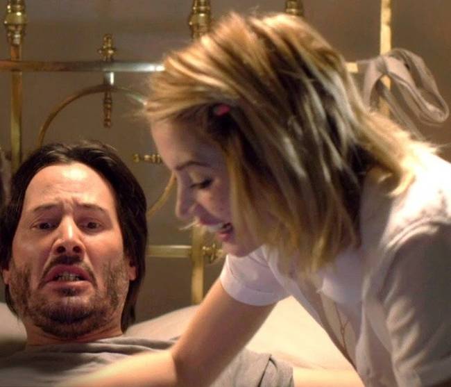 Kopp-kopp: kínos intim jelenet Keanu Reeves számára