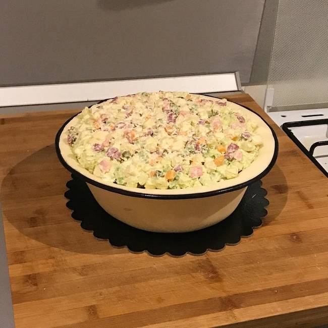 Még a tál is ehető.