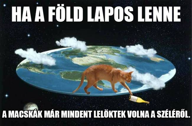 A legésszerűbb érv a laposföld-hívők ellen.