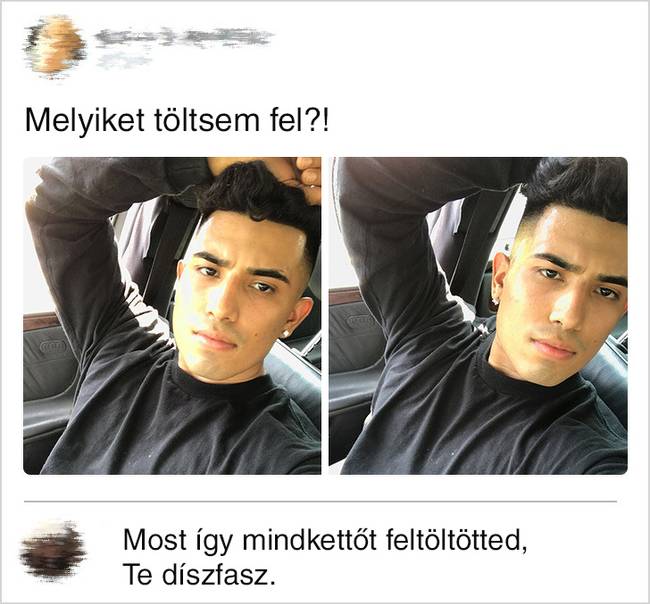 A kíméletlen férfi őszinteség.