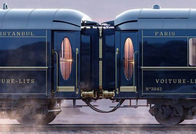Az Orient Express vonatkocsija.
