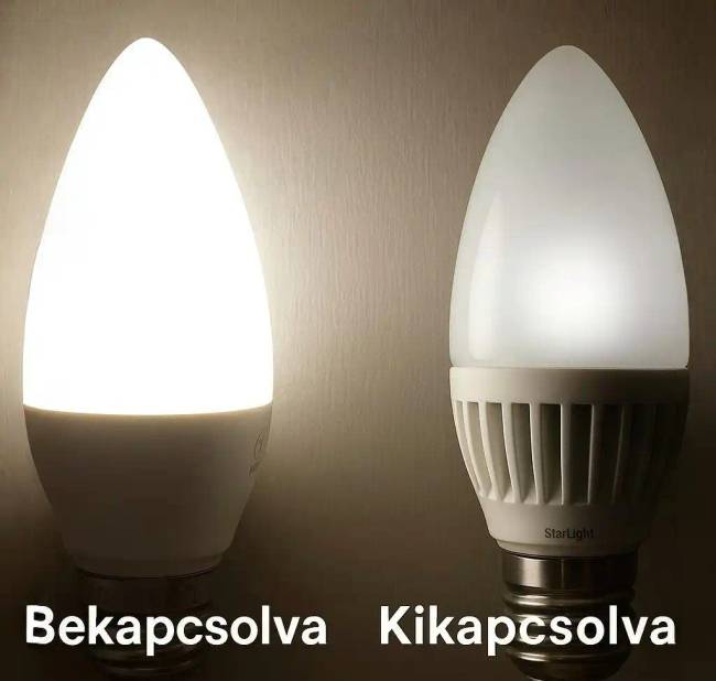 Miért világít a LED lámpa kikapcsolás után?