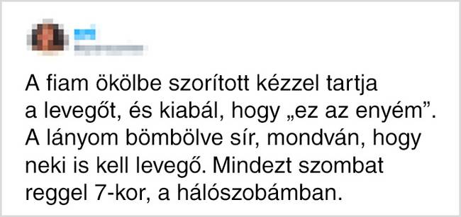 Egy családos ember számára nem létezik olyan, hogy "hétvége".