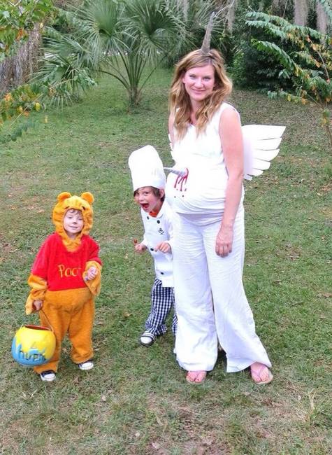 Csak azért, mert még nem születtél meg, az még nem jelenti azt, hogy édesanyád nem öltöztethet fel téged Halloweenkor... :D