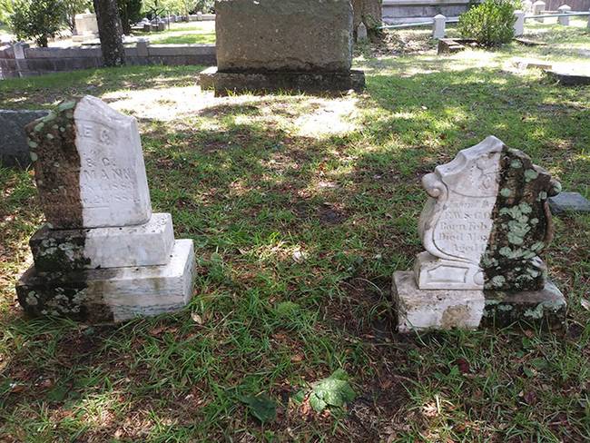 1881 óta gyűlt a kosz ezeken a sírköveken.