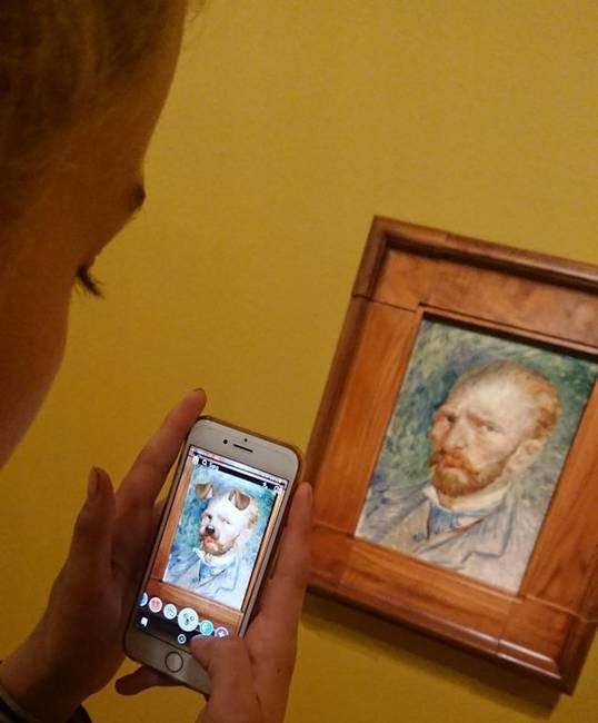 „A lányommal megnéztük a Van Gogh kiállítást."