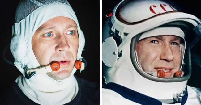 Evgeniy Mironov és Alexey Leonov, szovjet űrhajós.
