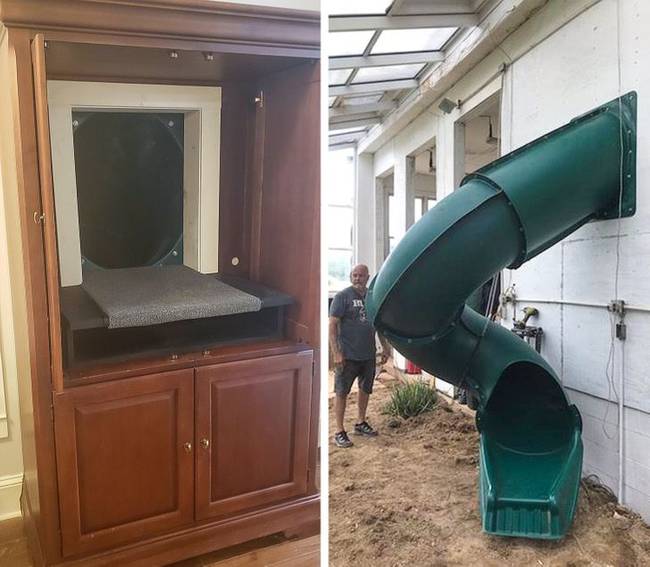„Építettem egy titkos átjárót a szekrényünkbe, ami az üvegházunkba vezet."