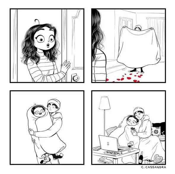 Néha ennyi is elég egy romantikus estéhez.