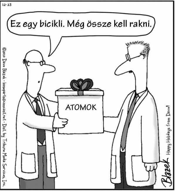 Amikor két tudós megajándékozza egymást karácsonykor.
