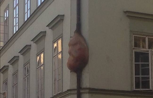 „Egy prágai ereszcsatorna."
