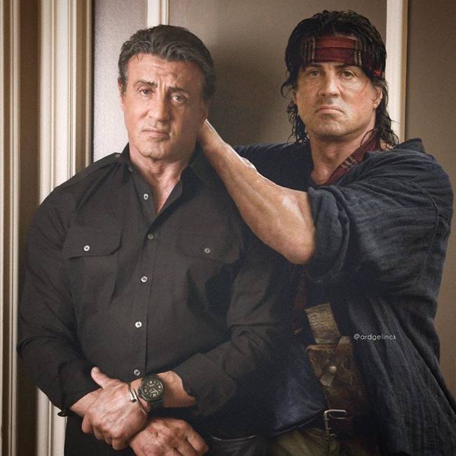 Sylvester Stallone és Rambo