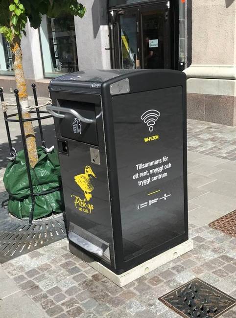 Svédországban még a kukák is Wi-Fi-t sugároznak.